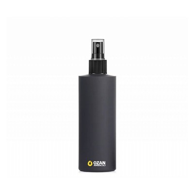 150 ml Siyah Polietilen �i�e Siyah Spreyli Silindir HDPE �i�e