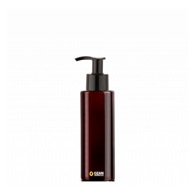 150 ml Toptan Amber Silindir Pet �i�e Siyah Losyon S�v� Sabun Pompas�
