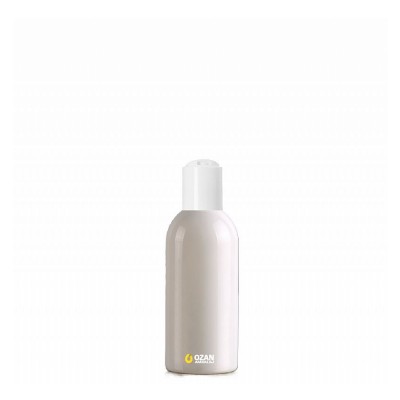 150 ml Toptan Beyaz Pet �i�e Beyaz Disctop Kapak