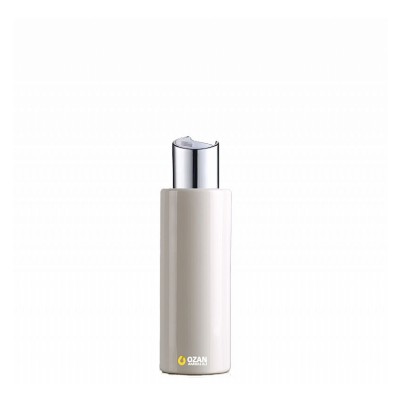 150 ml Toptan Beyaz Silindir Pet �i�e G�m�� Beyaz Disctop Kapak