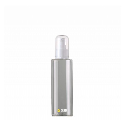 150 ml Toptan �effaf Silindir Pet �i�e Beyaz Krem Pompas�
