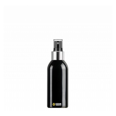 150 ml Toptan Siyah Pet �i�e G�m�� Siyah Parmak Spreyli