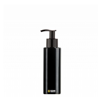 150 ml Toptan Siyah Silindir Pet �i�e Siyah Losyon S�v� Sabun Pompas�