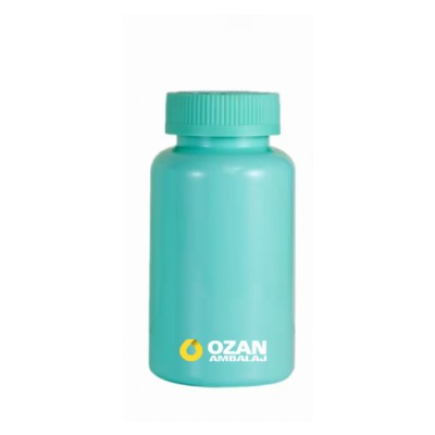 150 ml Turkuaz Polietilen Tablet Kaps�l �i�esi 