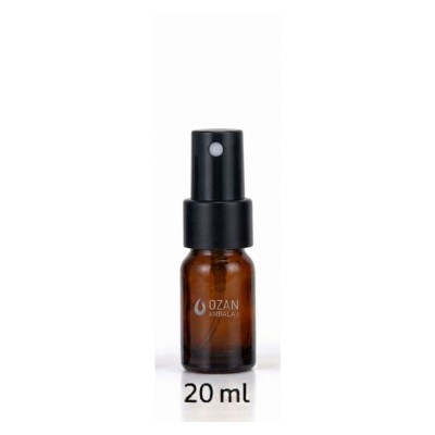 20 ml Amber Cam �i�e Siyah Metal Parmak Sprey