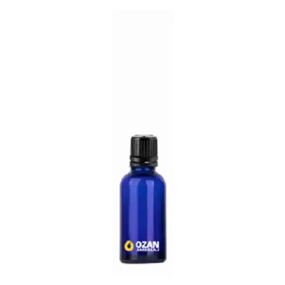 20 ml Mavi Cam �i�e Euro Siyah Kilitli ��ten Damlal�k