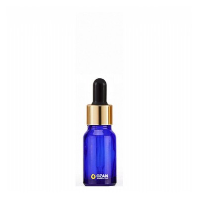 20 ml Mavi Cam �i�e Gold Siyah Damlal�k