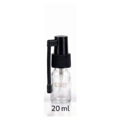 20 ml �effaf Cam �i�e Siyah Oral Sprey - A��z Sprey