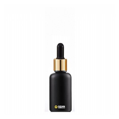20 ml Siyah Cam �i�e Gold Siyah Damlal�k Toptan �thal