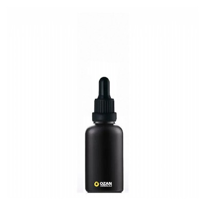 20 ml Siyah Cam �i�e Siyah Kilitli Damlal�k Toptan �thal