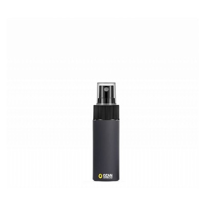 20 ml Siyah Polietilen �i�e Siyah Spreyli Silindir HDPE �i�e