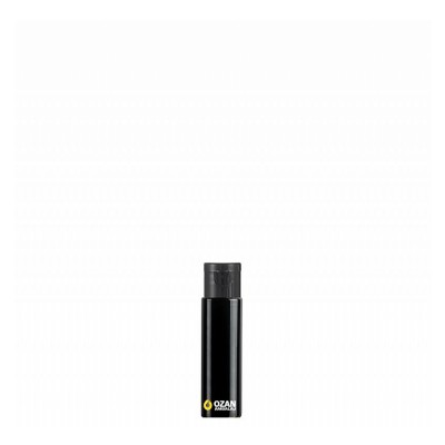 20 ml Toptan Siyah Silindir Pet �i�e Siyah Fliptop Kapak