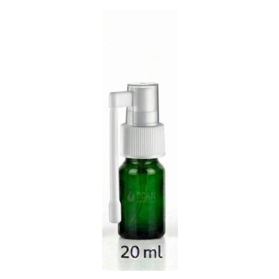 20 ml Ye�il Cam �i�e Beyaz Oral Sprey - A��z Sprey