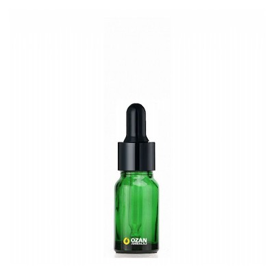 20 ml Ye�il Cam �i�e Siyah Damlal�k