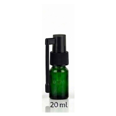 20 ml Ye�il Cam �i�e Siyah Oral Sprey - A��z Sprey