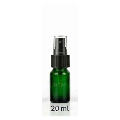 20 ml Ye�il Cam �i�e Siyah Parmak Sprey
