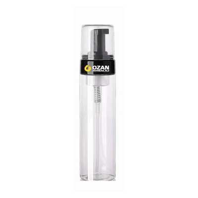 200 ml �effaf K�p�k �i�esi Siyah K�p�k Pompas�
