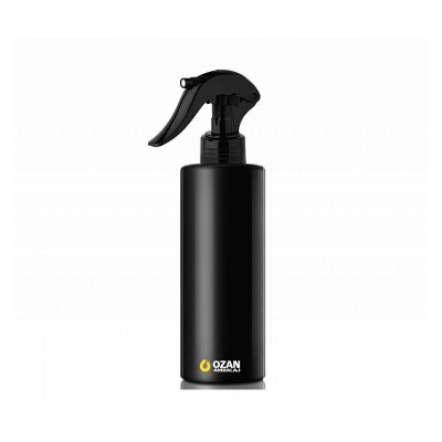 200 ml Siyah Polietilen �i�e Siyah Trigger �preyli Silindir HDPE �i�e