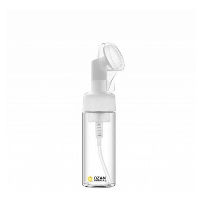 200 ml Toptan �effaf Pet �i�e Beyaz Silikon F�r�al� K�p�k Pompas�
