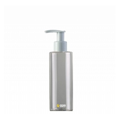 200 ml Toptan �effaf Silindir Pet �i�e Beyaz Losyon S�v� Sabun Pompas�