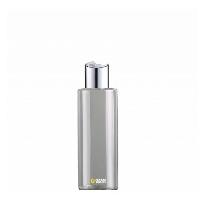 200 ml Toptan �effaf Silindir Pet �i�e G�m�� Beyaz Disctop Kapak