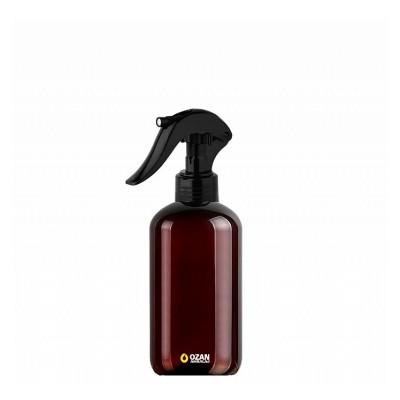 250 ml Amber Pet �i�e Siyah Trigger Spreyli Toptan