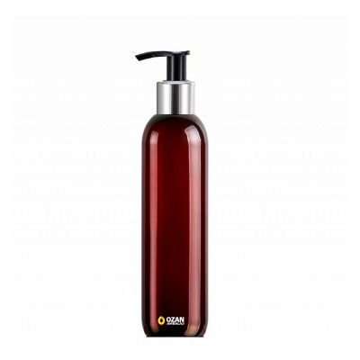 250 ml Amber Toptan Pet �i�e G�m�� Siyah Losyon S�v� Sabun Pompas�