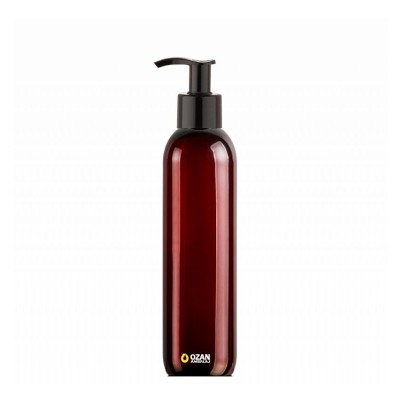 250 ml Amber Toptan Pet �i�e Siyah Losyon S�v� Sabun Pompas�