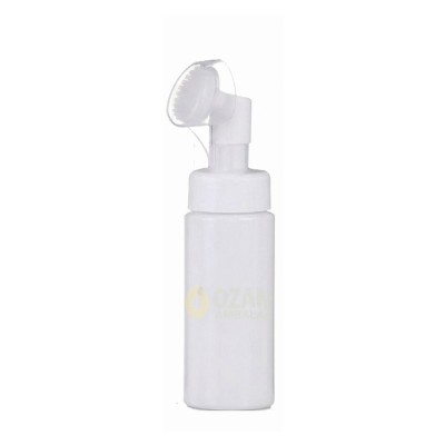 250 ml Beyaz K�p�k �i�esi Beyaz F�r�al� K�p�k Pompas�