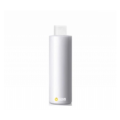 250 ml Beyaz Polietilen �i�e Beyaz Fliptop Kapakl� Silindir HDPE �i�e