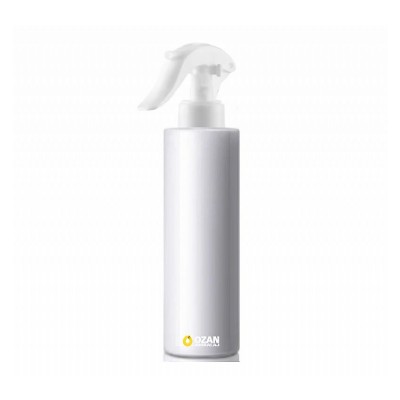 250 ml Beyaz Polietilen �i�e Beyaz Trigger �preyli Silindir HDPE �i�e