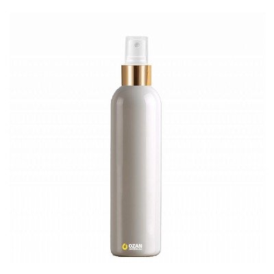 250 ml Beyaz Toptan Pet �i�e Gold Beyaz Parmak Spreyli