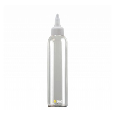 250 ml �effaf  Toptan Pet �i�e Beyaz Asans�r Kapak