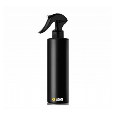 250 ml Siyah Polietilen �i�e Siyah Trigger �preyli Silindir HDPE �i�e
