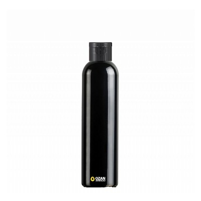 250 ml Siyah Toptan Pet �i�e Siyah Fliptop Kapak