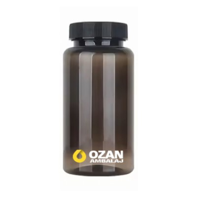 250 ml Siyah Transparan Tablet Kaps�l �i�esi 