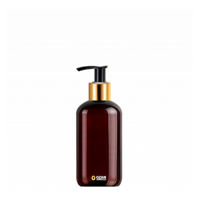 250 ml Toptan Amber Pet �i�e Gold Siyah Losyon S�v� Sabun Pompas�