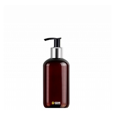 250 ml Toptan Amber Pet �i�e G�m�� Siyah Losyon S�v� Sabun Pompas�