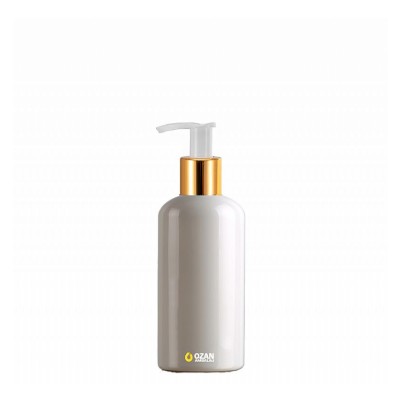 250 ml Toptan Beyaz Pet �i�e Gold Beyaz Losyon S�v� Sabun Pompas�