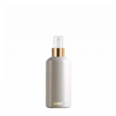 250 ml Toptan Beyaz Pet �i�e Gold Beyaz Parmak Spreyli