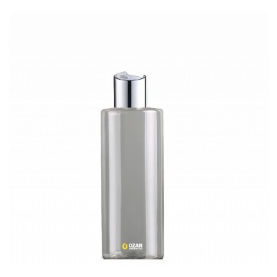 250 ml Toptan �effaf Silindir Pet �i�e G�m�� Beyaz Disctop Kapak
