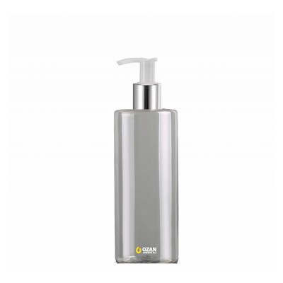 250 ml Toptan �effaf Silindir Pet �i�e G�m�� Beyaz Losyon S�v� Sabun Pompas�