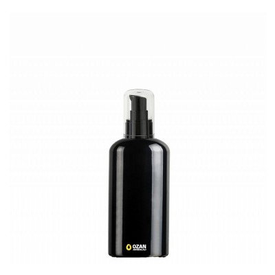 250 ml Toptan Siyah Boston Pet �i�e Siyah Krem Pompas�