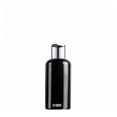 250 ml Toptan Siyah Pet �i�e G�m�� Siyah Disctop Kapak