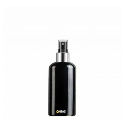 250 ml Toptan Siyah Pet �i�e G�m�� Siyah Parmak Spreyli
