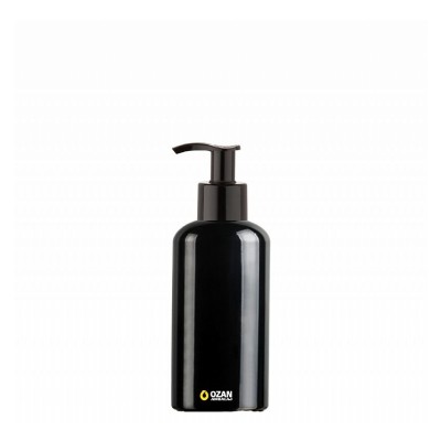 250 ml Toptan Siyah Pet �i�e Siyah Losyon S�v� Sabun Pompas�