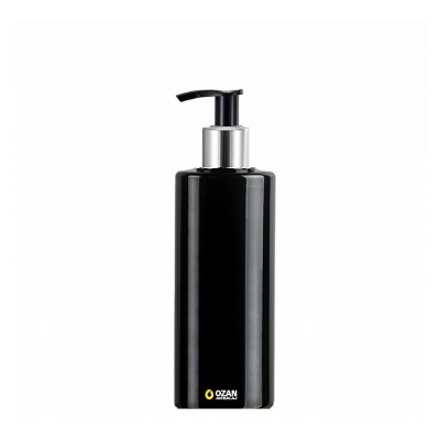 250 ml Toptan Siyah Silindir Pet �i�e G�m�� Siyah Losyon S�v� Sabun Pompas�