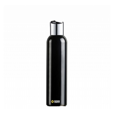 250 ml Toptan Siyah Uzun Pet �i�e G�m�� Siyah Disctop Kapak