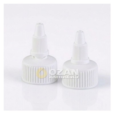 28/410 Twist-Off Beyaz Asans�r Kapak Contal� ve Folyolu