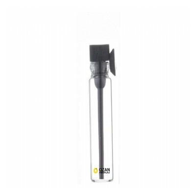 3 ml Cam Tester Esans �i�esi Siyah �ubuklu Toptan
